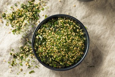 Dry Organic Japanese Furikake Rice Seasoning seaweed nutrition