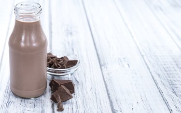 Fresh made Chocolate Milk