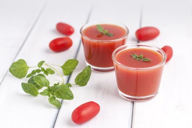 Tomato juice, vegetable juice