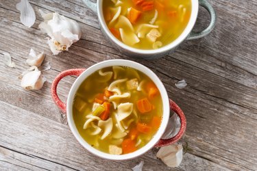 Bowl of Chicken Noodle Soup