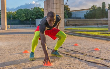 Agility Cone Training Workout to Improve Coordination and Speed