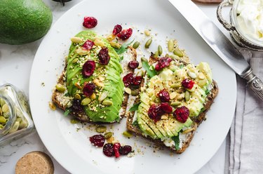 Healthy avocado toasts