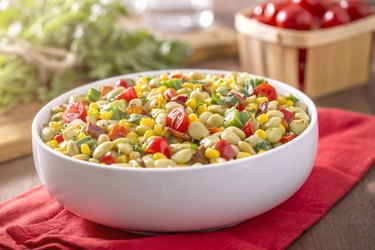 Succotash Corn Lima Beans Okra