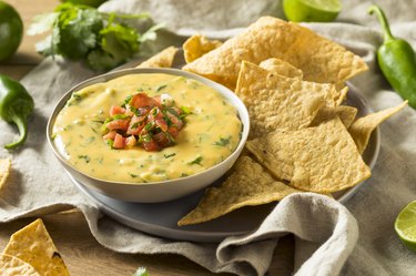 Spicy Homemade Cheesey Queso Dip