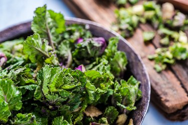 Fresh kale salad