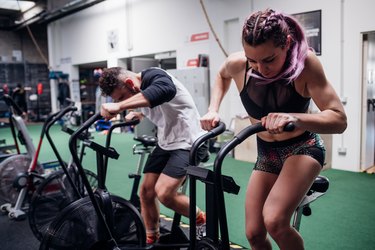 exercise bike while sitting