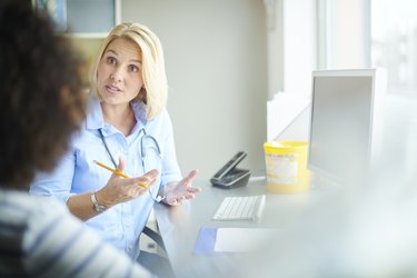 female doctor consultation