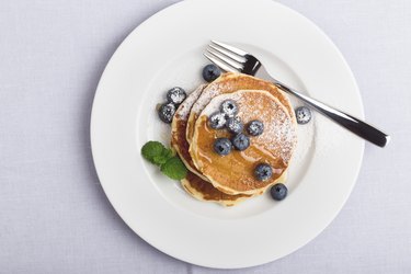 Occasions. Blueberry pancakes