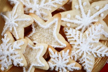 Christmas cookies with egg substitute for eggless sugar cookies