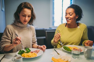 Two friends on the keto diet