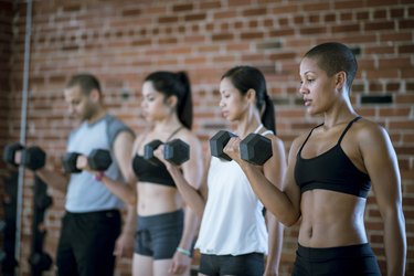 Lifting Dumbbells Together