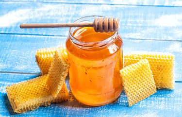 Honey and honeycomb