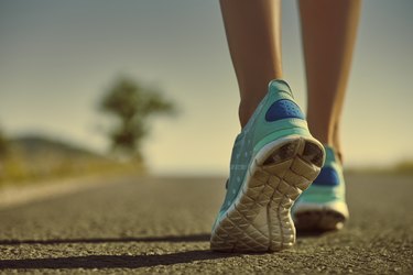 Runner feet and shoes