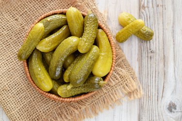 Pickles or cucumber cornichons