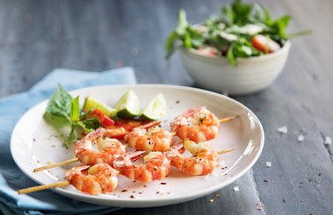 Grilled shrimps