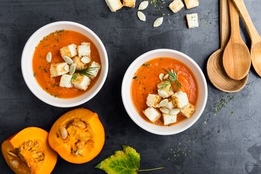 Butternut squash cream soup