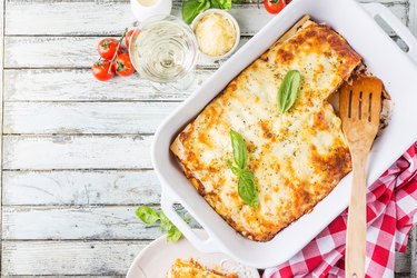 Traditional italian lasagna