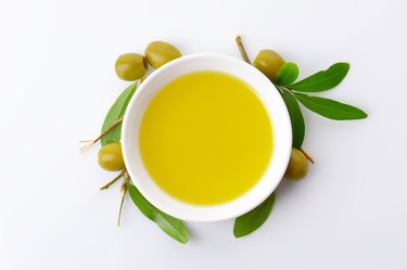 Bowl of olive oil