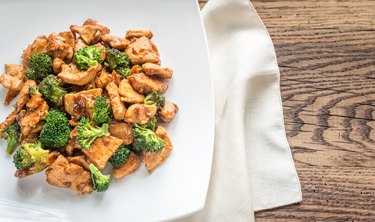 Chicken with broccoli