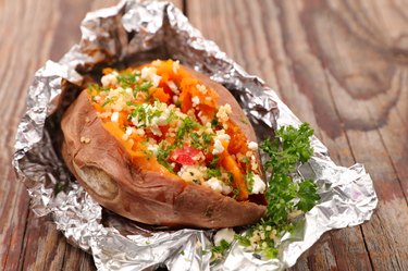 baked sweet potato