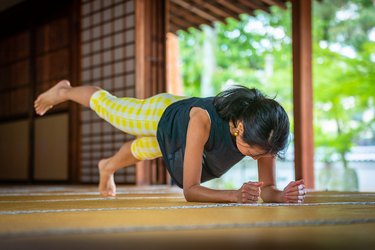 women doing yoga