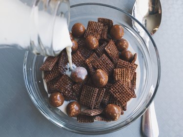 Aluminum in food like chocolate flavored cereal and milk
