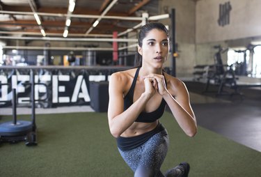 lunges before and after