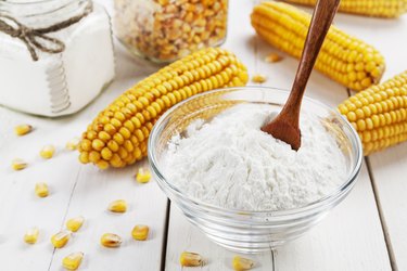 Cornstarch in a bowl