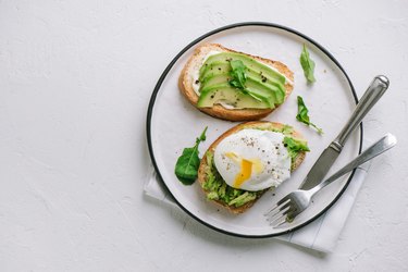 Avocado Sandwich with Poached Egg