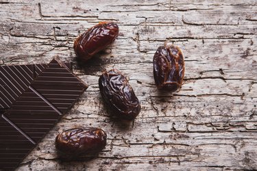 Dates and chocolate.