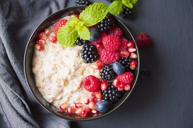 Organic Chia and Quinoa Porridge for a low sugar breakfast