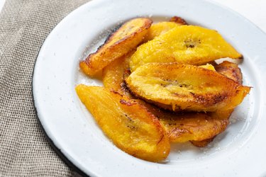 Sweet fried plantain