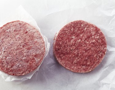 Frozen Hamburger Patty