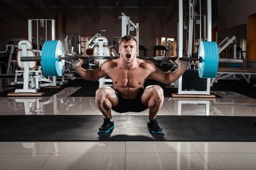 Man at the gym