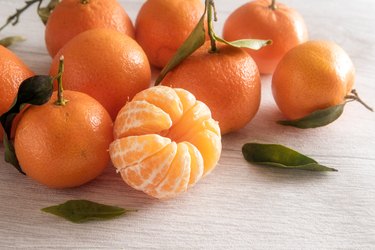 Close-Up Of Mandarin Orange