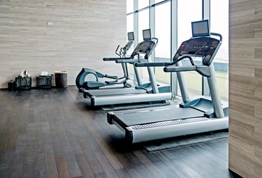Empty gym room