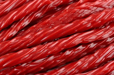 red liquorice candy