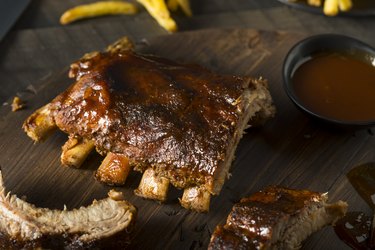 Homemade Saucy Baked Baby Back Ribs