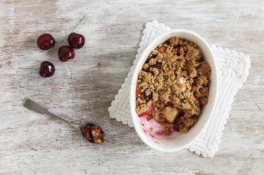 Canned Fruit Crisp Non-Perishable Ingredients Recipe