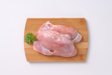 raw chicken thighs