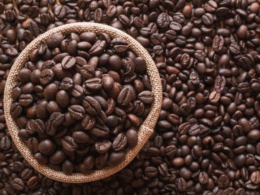 Close-Up Of Coffee Beans