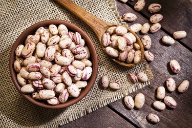 Pinto beans in a bowl