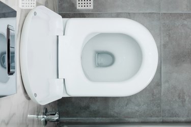 top view of a Toilet bowl