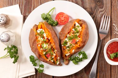 Baked sweet potato in toaster oven best sale