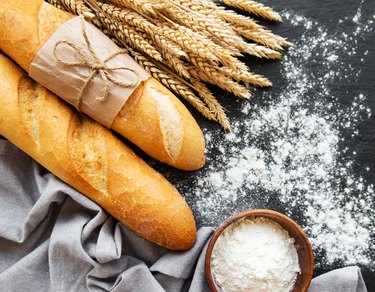 Assortment of baked bread