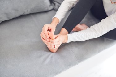 Problems with feet, joints, legs and ankles.