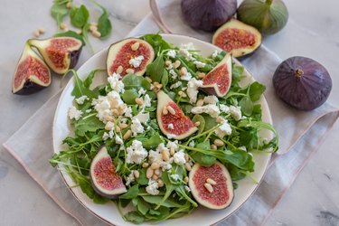 Healthy Salad with figs