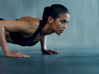 Determined to reach her fitness goals