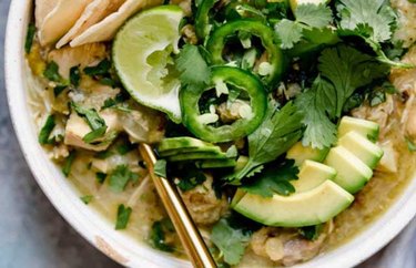 Slow-Cooker Chicken Chile Verde Stew recipe