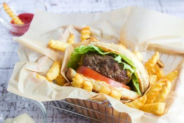 Air Fryer Cheeseburgers